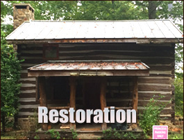 Historic Log Cabin Restoration  Mcconnelsville, Ohio
